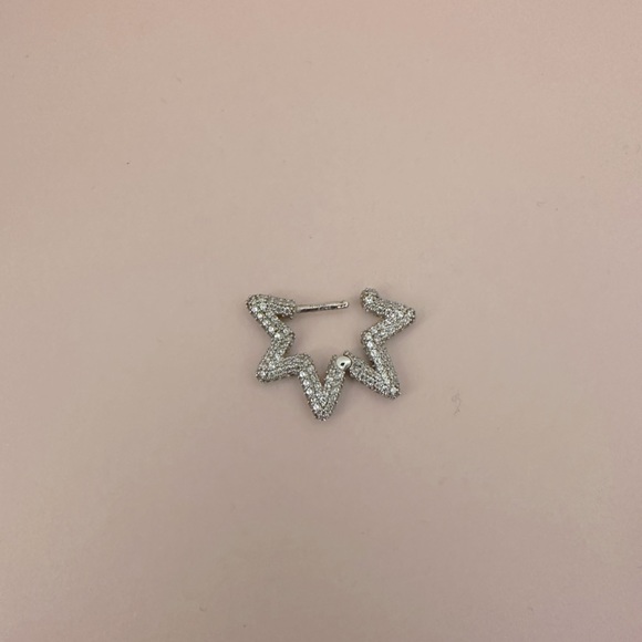 APM Monaco - Single Lagoon Silver Star Earring - Picture 2 of 6